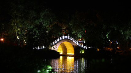 Puentes Gemelos, Lago Rong, Guilin ,China