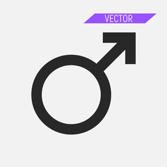 Male symbol. Icon