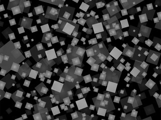 gray squares on a black background