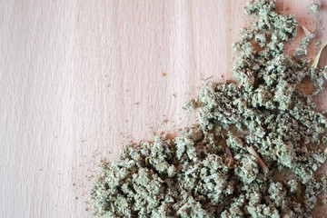 natural herbal anti-inflammatory, antimicrobial, hemostatic - organic sage tea