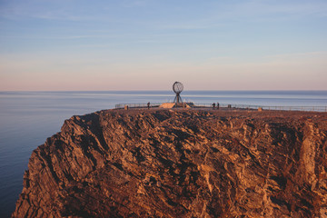 View of Nordkapp, the North Cape, Norway, the northernmost point of mainland Norway and Europe, Finnmark County © tsuguliev