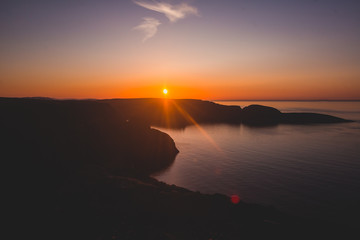 View of Nordkapp, the North Cape, Norway, the northernmost point of mainland Norway and Europe, Finnmark County © tsuguliev
