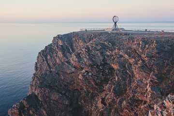 View of Nordkapp, the North Cape, Norway, the northernmost point of mainland Norway and Europe, Finnmark County © tsuguliev