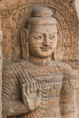 Fototapeta na wymiar Giant Stone Buddha