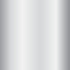 Silver gradient background. Silver design texture for ribbon, frame, banner. Abstract silver gradient template. Metal shine steel plate. Metallic light chrome pattern Vector illustration