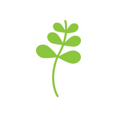 plant weed wild icon image vector illustration design 