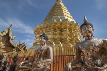Buddha Statues, Doi Suthep, Chiang Mai, Thailand,
