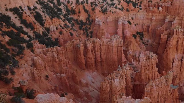 The red cliffs of Bryce Canyon National Park in Utah