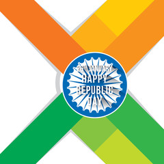 happy republic day banner