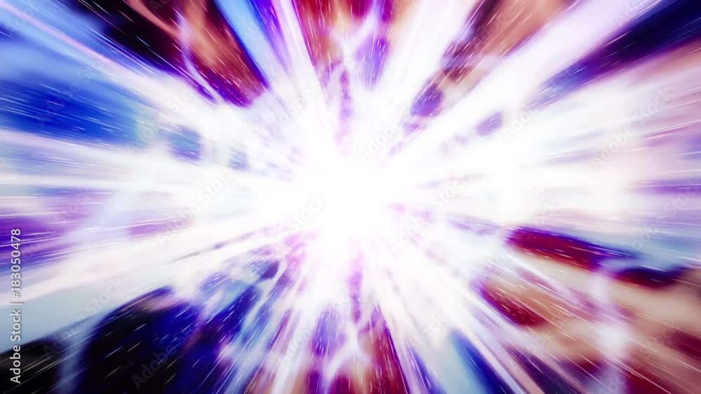 Canvas Prints space 2303: traveling through a wormhole in space (loop).
