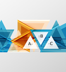 Colorful abstract shapes background