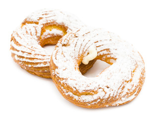 cream puffs of choux pastry