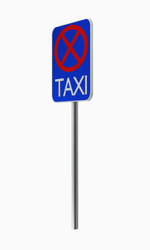 Deutsche Verkehrszeichen: Taxistand.
