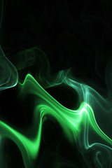 Green plasma, background