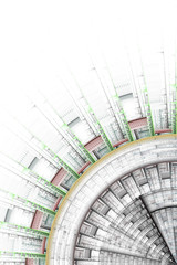 Abstract technical background