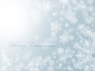    Soft  Blue Christmas background 