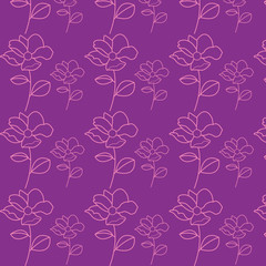 Flowers Icon Vector flat design style