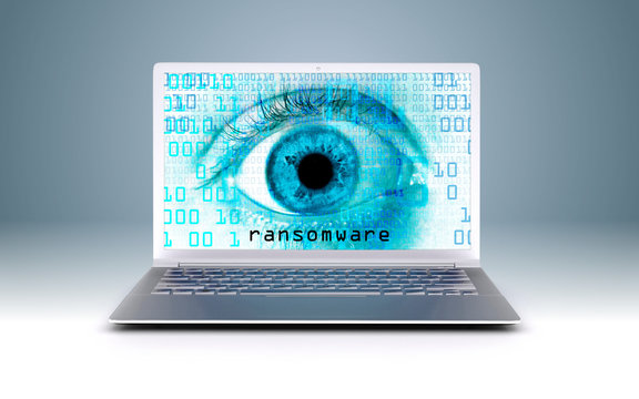 ransomware - binary code