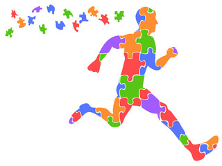 color runner jigsaw puzzles