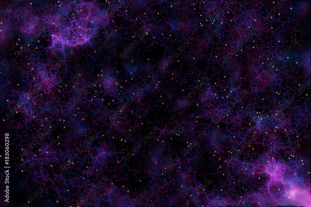 Canvas Prints polygonal space background