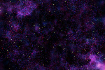 Polygonal space background