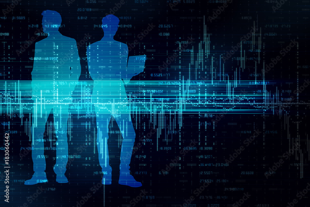 Poster abstract tech backdrop