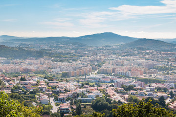 Centre Ville de Braga Portugal vue générale plan d'ensemble panorama