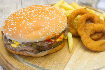 burger et frites