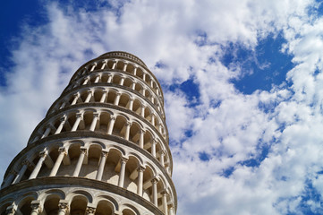 The leaning Tower of Pisa, Italy