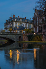 View of Strasbourg France the river