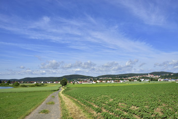 Fototapeta na wymiar Nabburg im Oberpfälzer Landkreis Schwandorf 