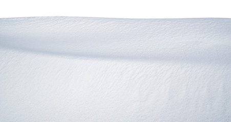 Fototapeta na wymiar snow isolated on white