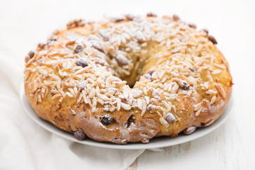 portuguese Christmas cake Bolo de rainha