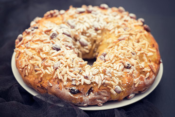 portuguese Christmas cake Bolo de rainha