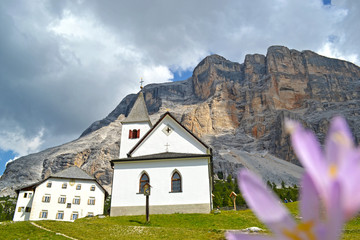 Church monte Croce, dolomites, Italy