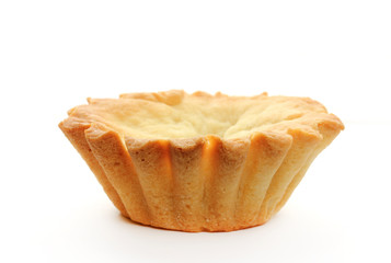 One empty tartlet from dough