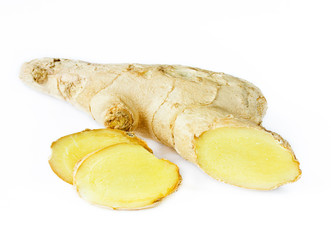 Ginger isolated on a white background