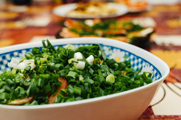 Salad in Plate