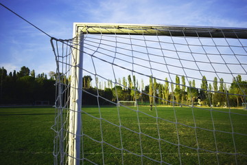 goal and net