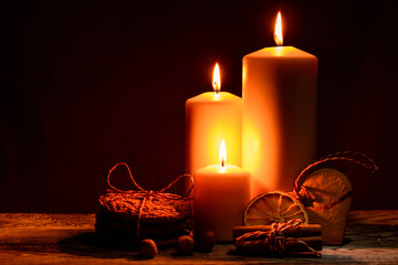 Christmas and New Year snug homish background