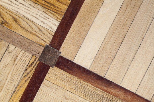 Classical wooden parquet texture