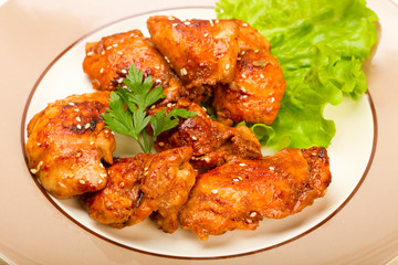 Teriyaki thighs