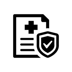 Fototapeta premium Health Insurance Icon