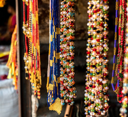 Nepalese souvenirs close-up