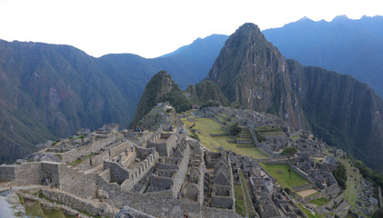 Fototapeta na wymiar Machu Picchu en Peru