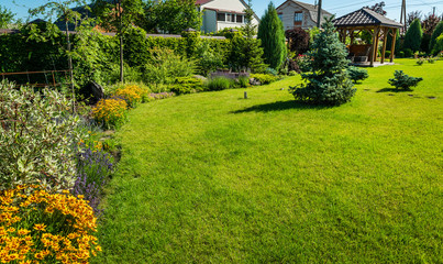 beautiful landscaping with beautiful plants