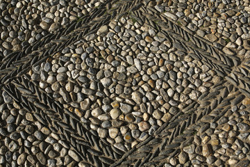 cobbled pavement texture or background