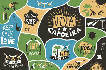 Capoeira brazil poster