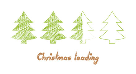 Fototapeta premium Christmas loading