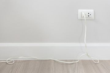 socket plug with electric plug line